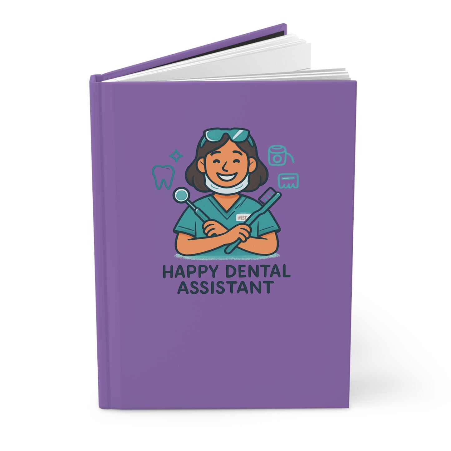 Dental Assistant Journal, Fun Notebook for Dental Professionals, Cute Gift for Graduates, Healthcare Decor, Motivational Journal